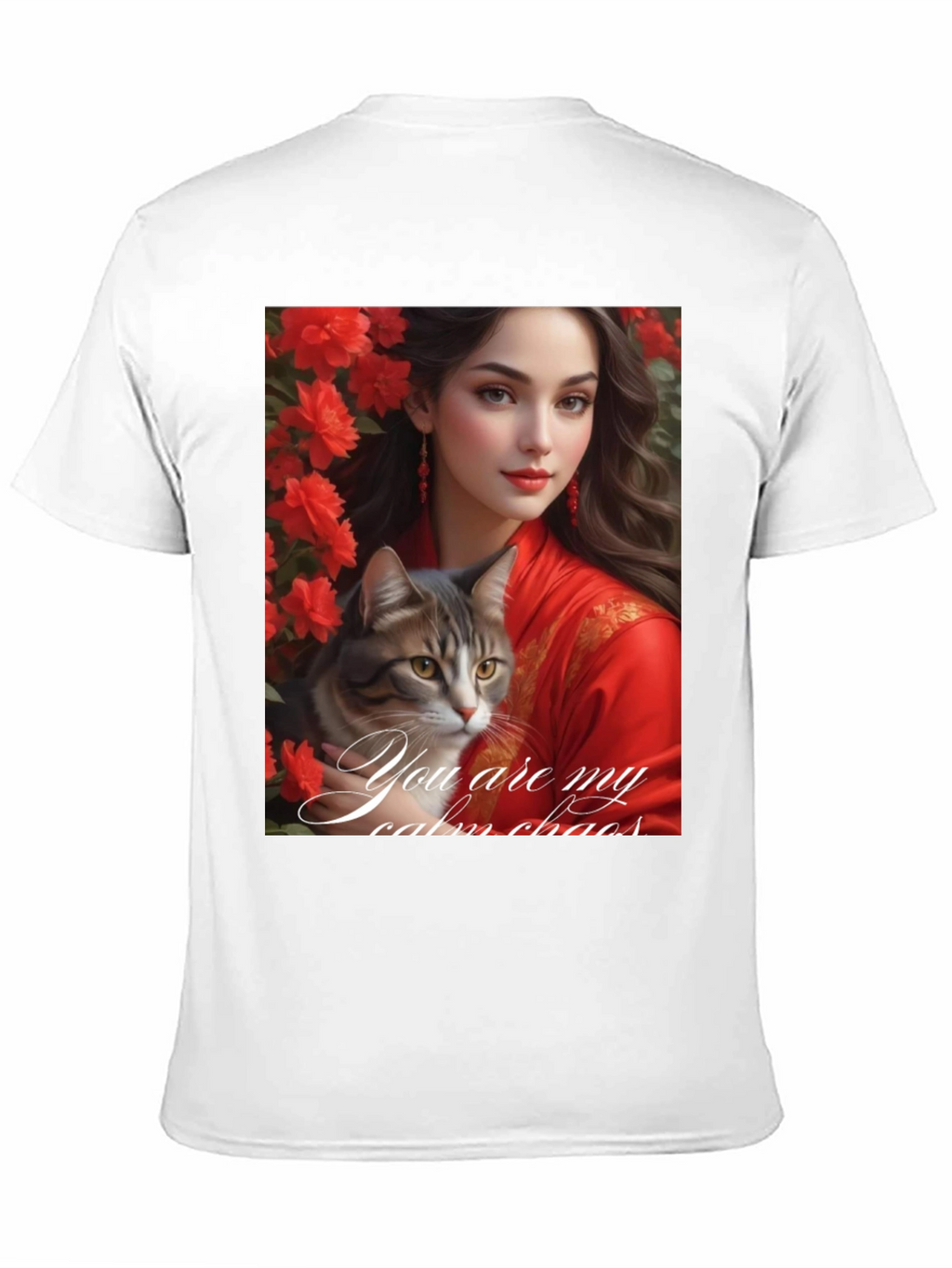Cat Lover T-Shirt: You Are My Calm Chaos Design