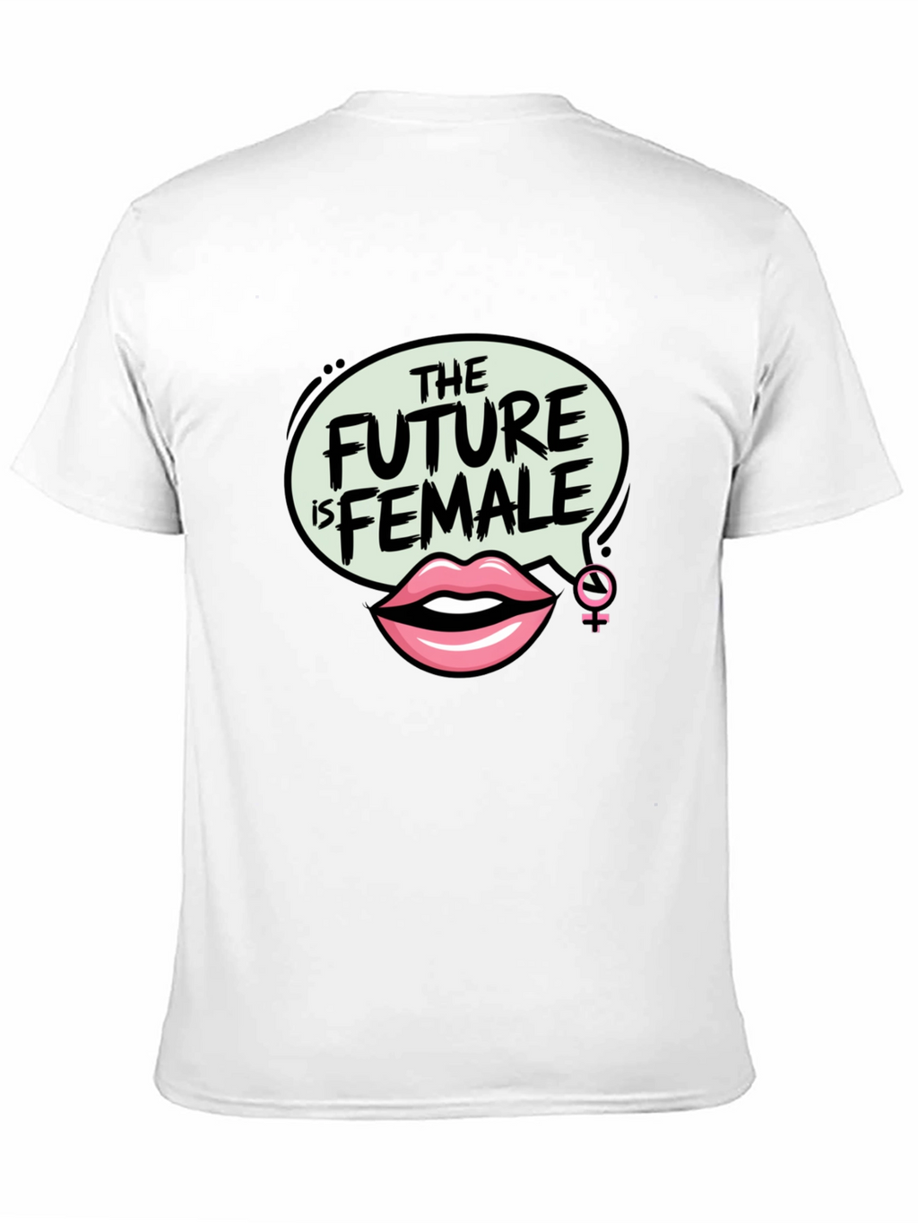 The Future is Female Graphic Tee - Black