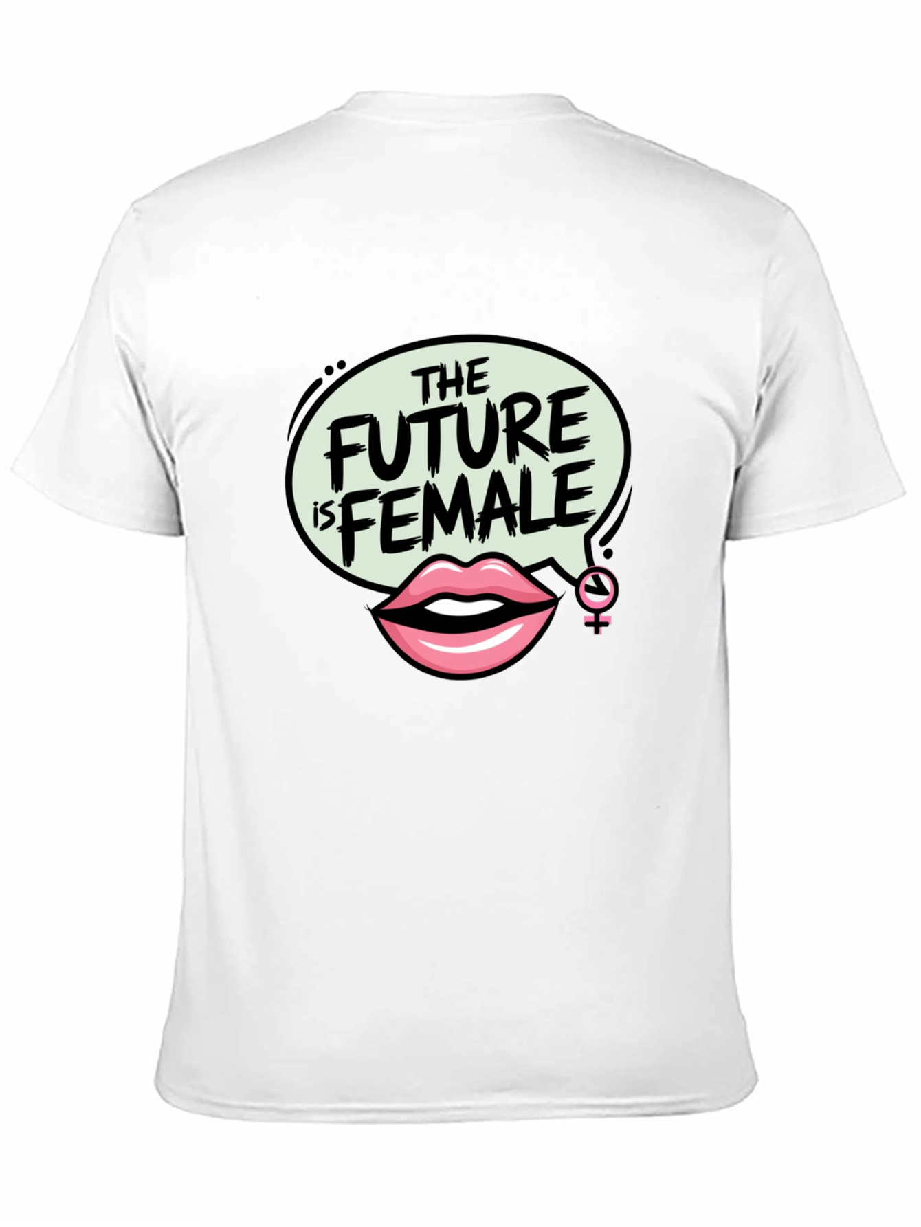 The Future is Female Graphic Tee - Black