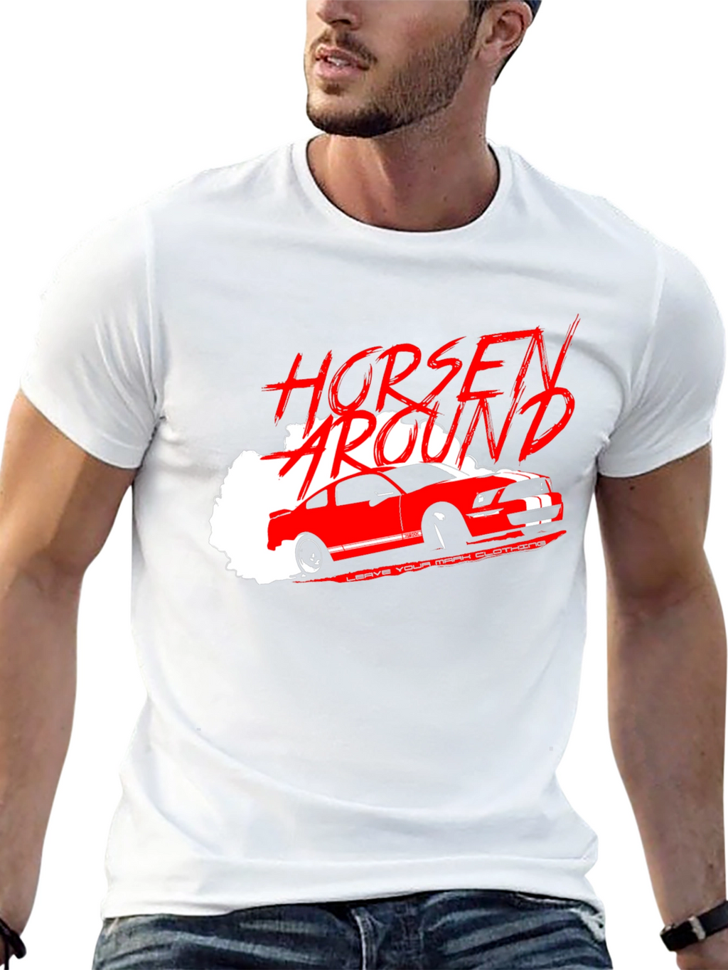 Horsen Around Car T-Shirt