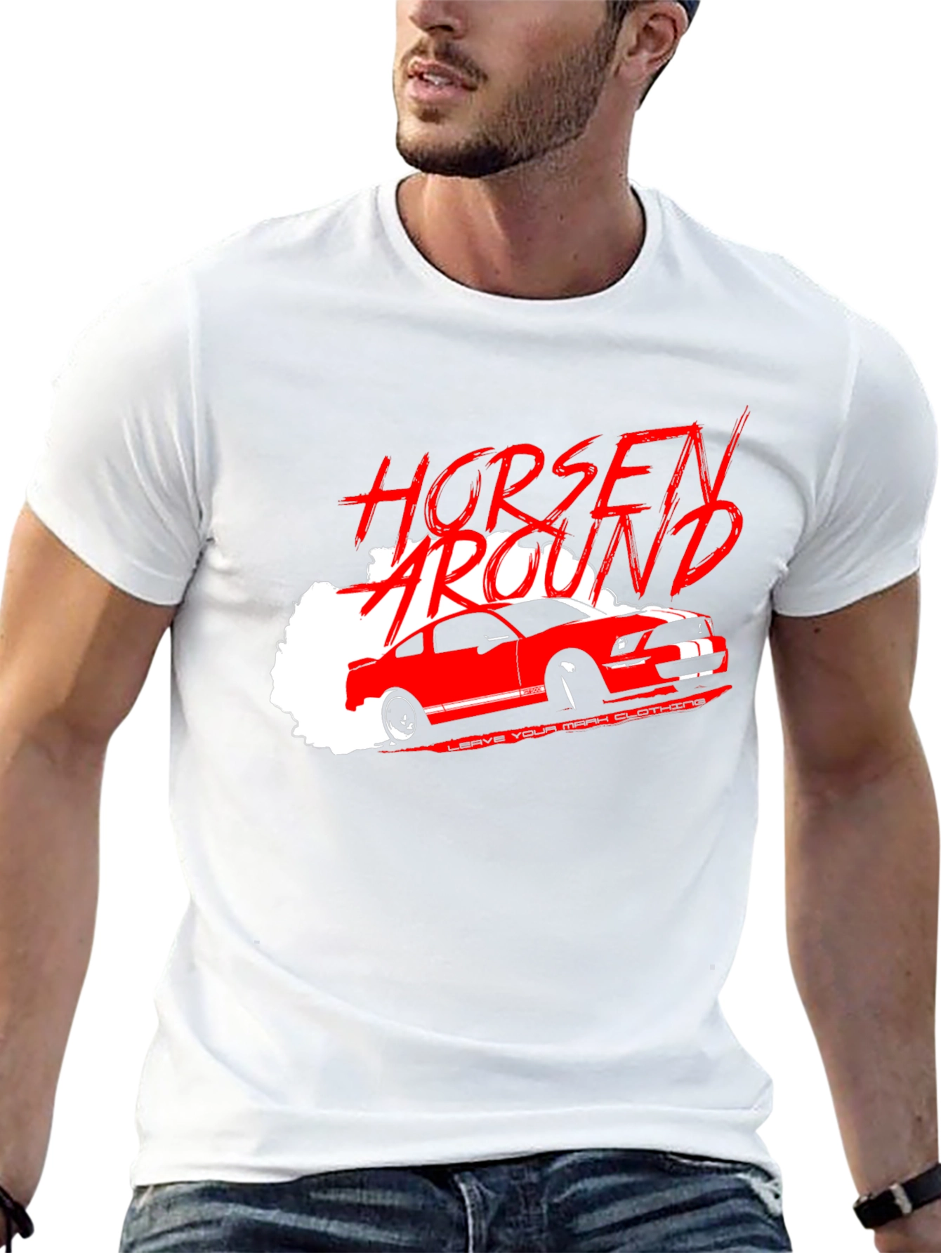 Horsen Around Car T-Shirt