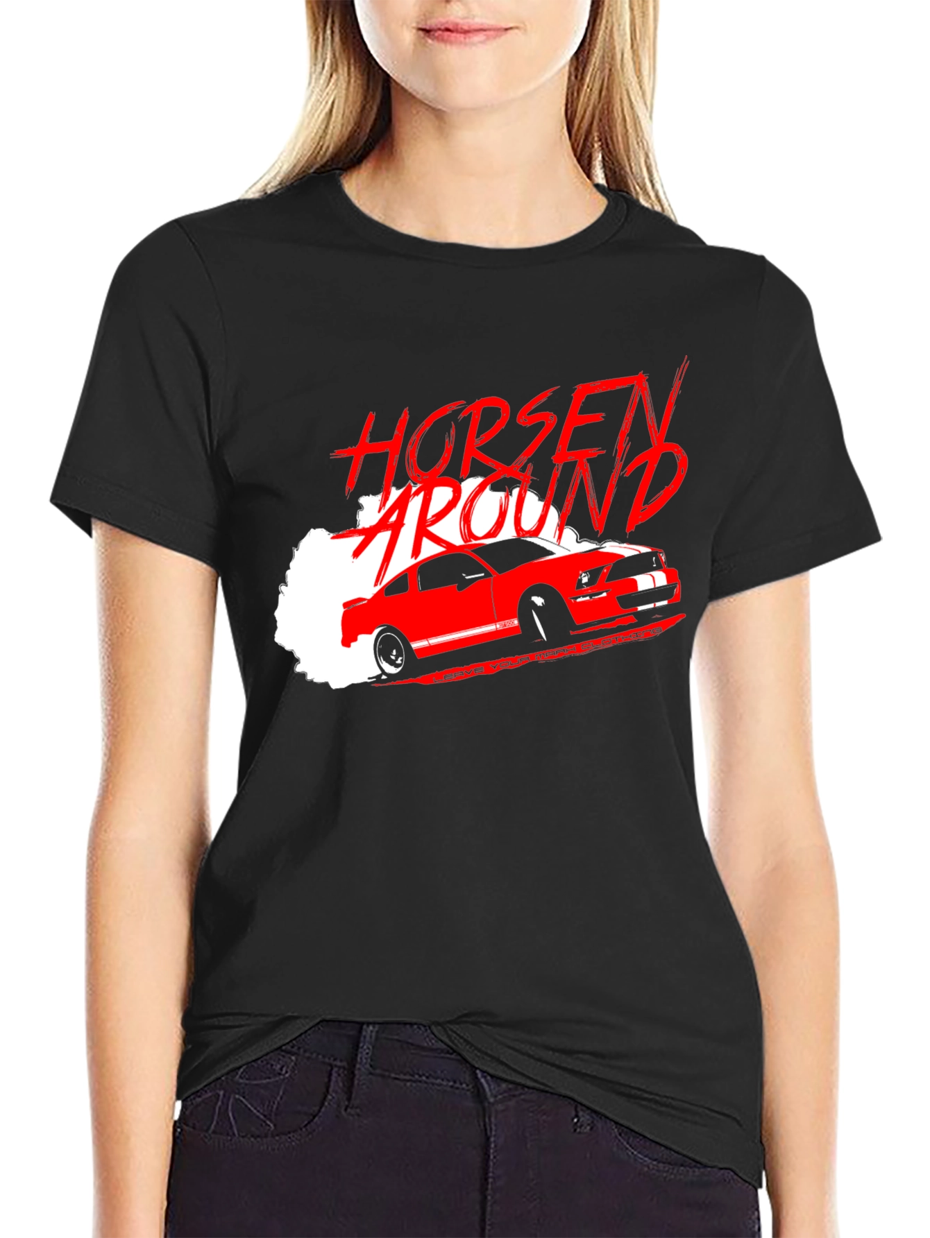 Horsen Around Car T-Shirt