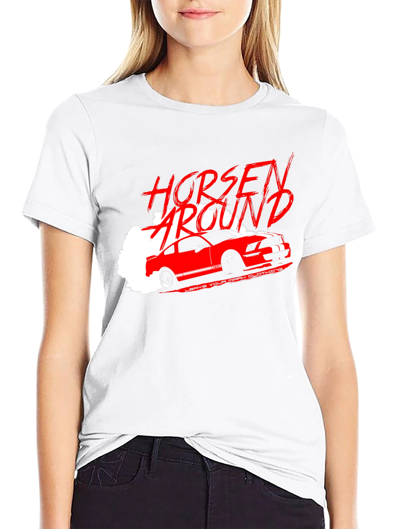 Horsen Around Car T-Shirt