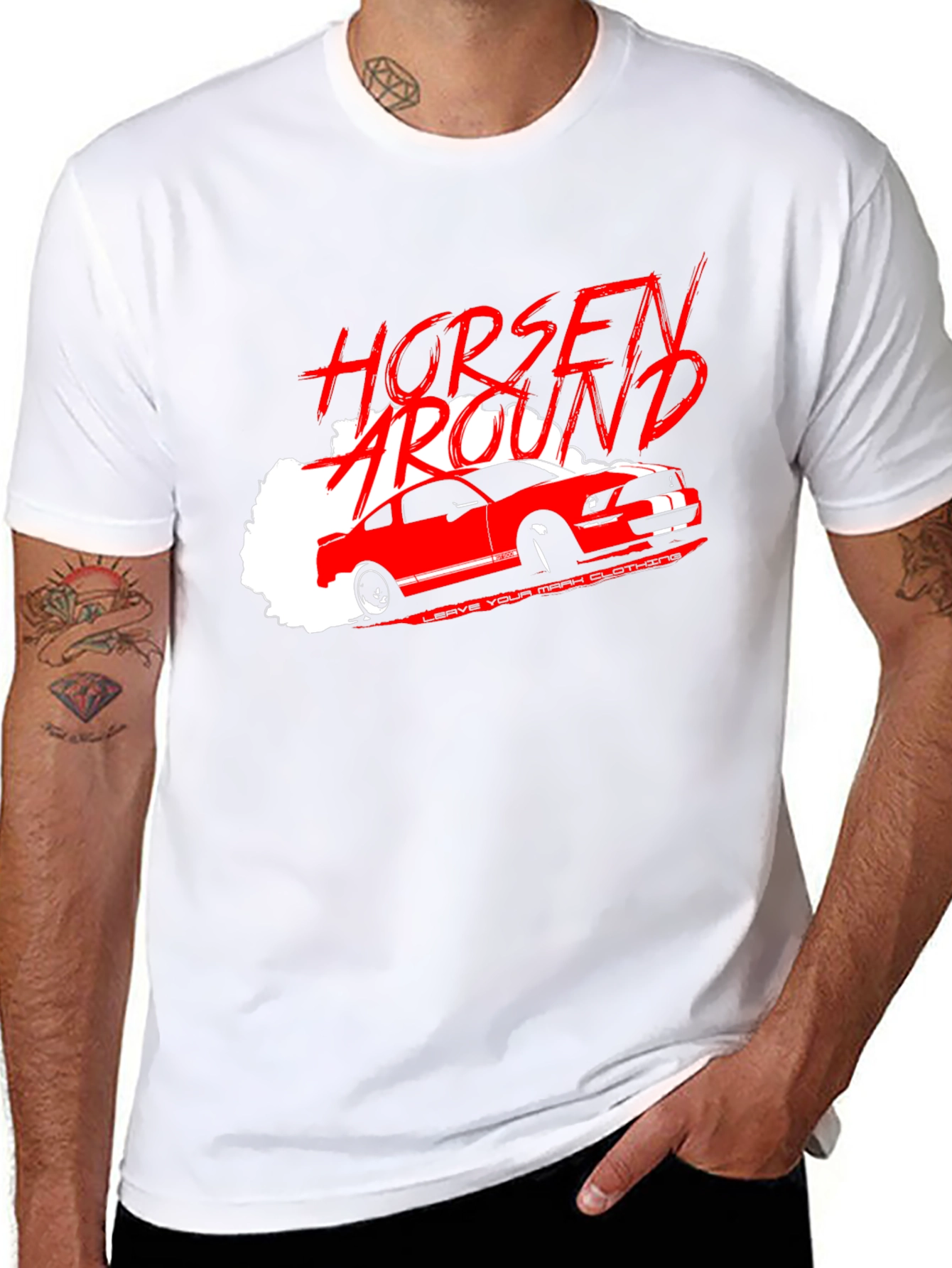 Horsen Around Car T-Shirt