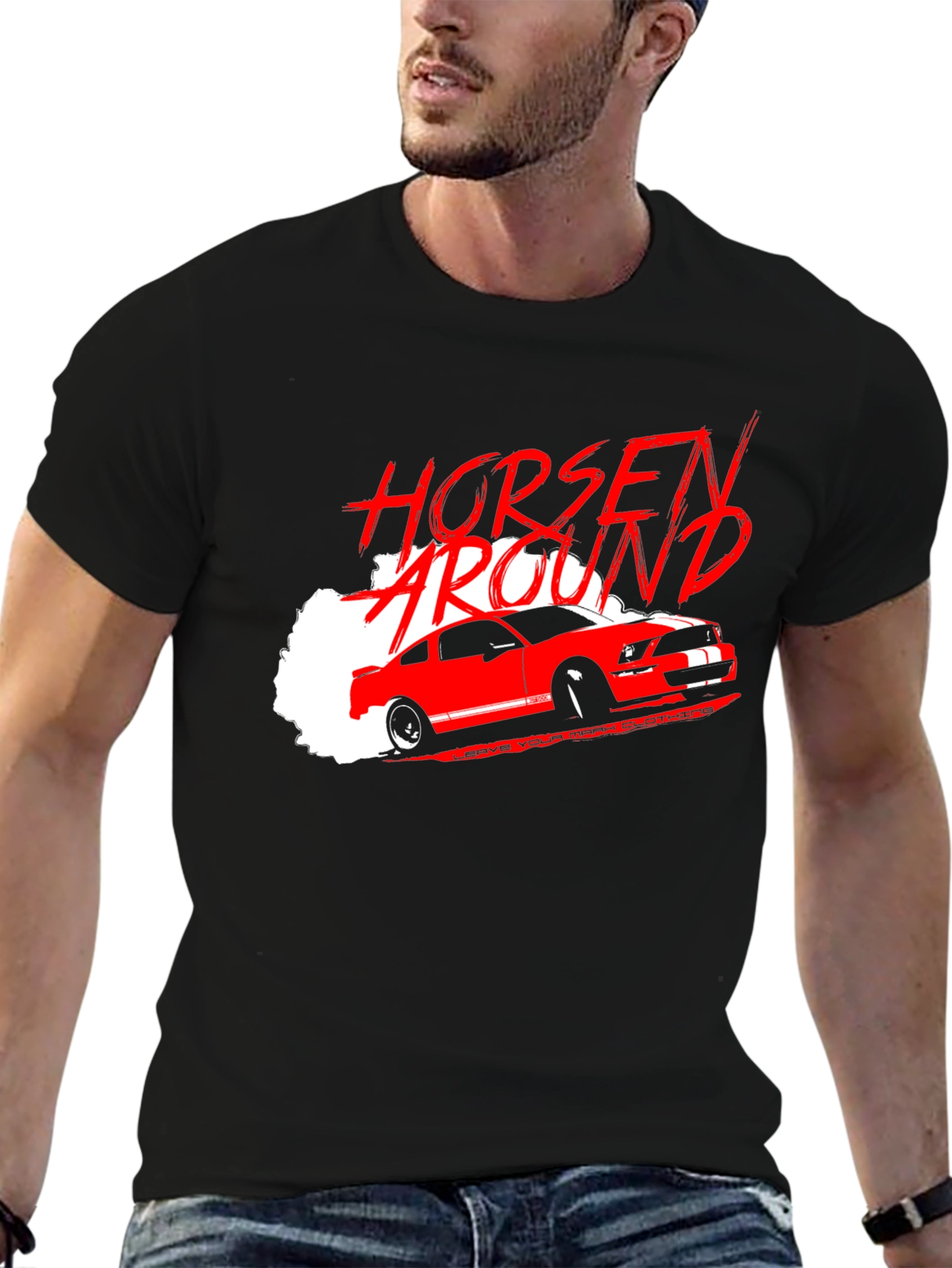 Horsen Around Car T-Shirt