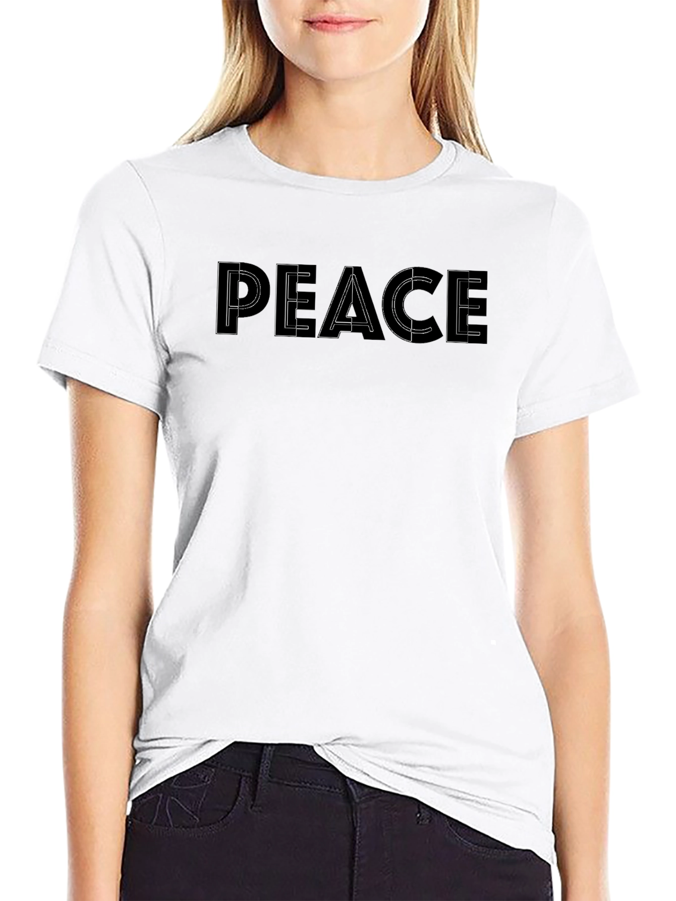 Peace Graphic T-Shirt - Classic Black Tee