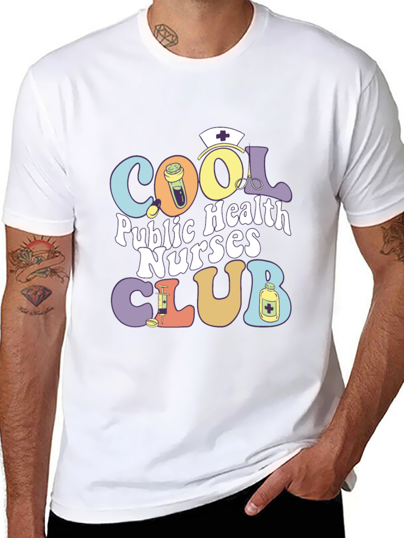 Cool Public Health Nurses Club T-Shirt