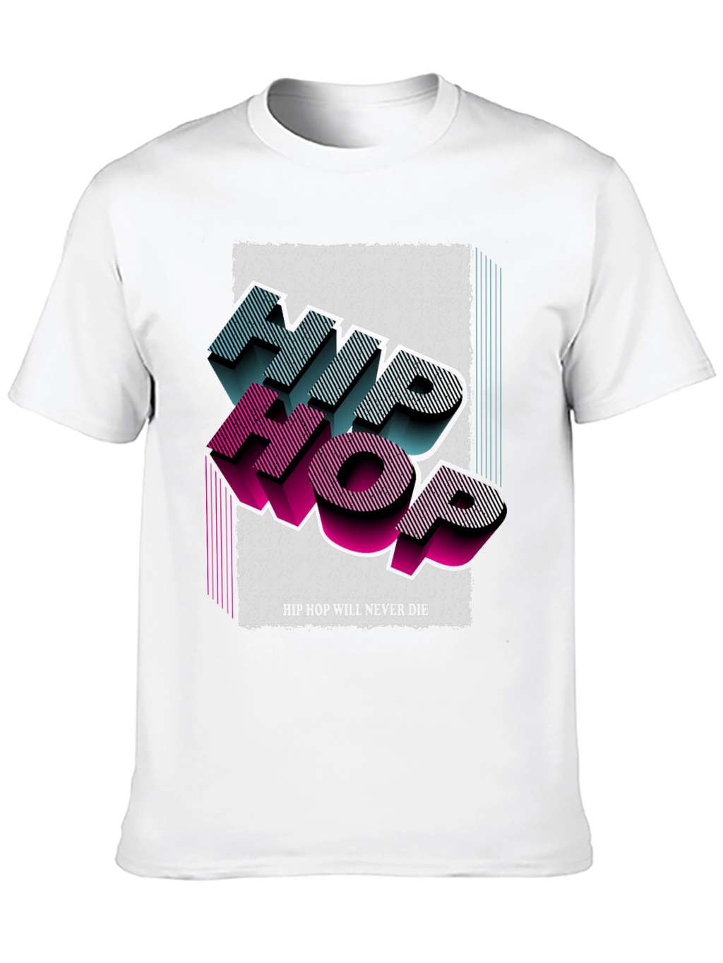 Retro Hip Hop T-Shirt - Never Die Style