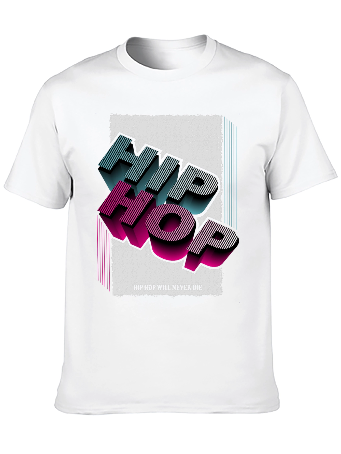 Retro Hip Hop T-Shirt - Never Die Style