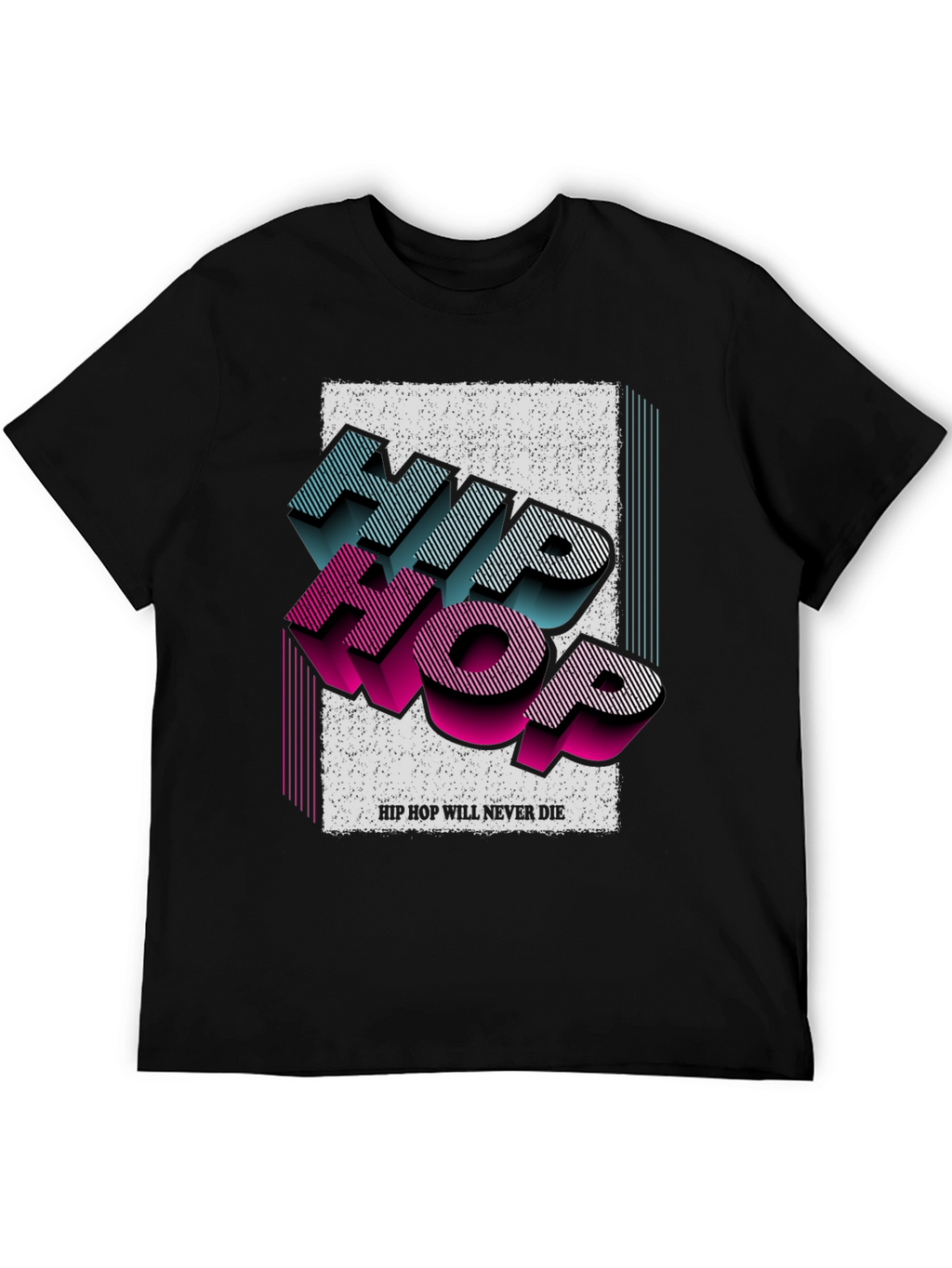 Retro Hip Hop T-Shirt - Never Die Style