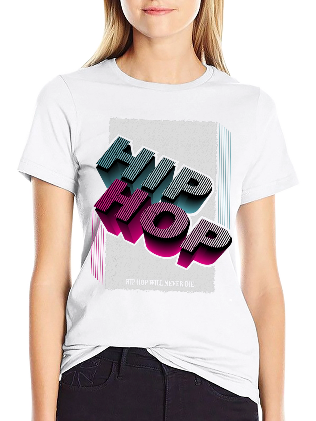 Retro Hip Hop T-Shirt - Never Die Style