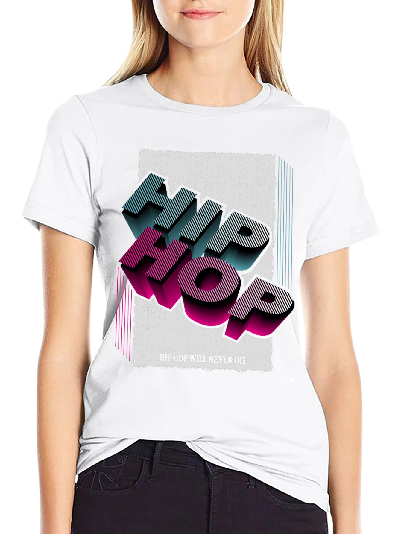 Retro Hip Hop T-Shirt - Never Die Style