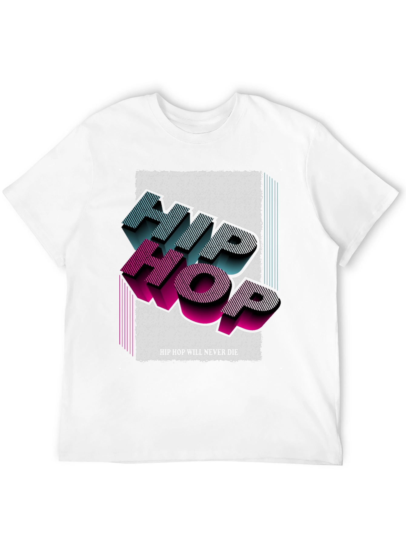 Retro Hip Hop T-Shirt - Never Die Style