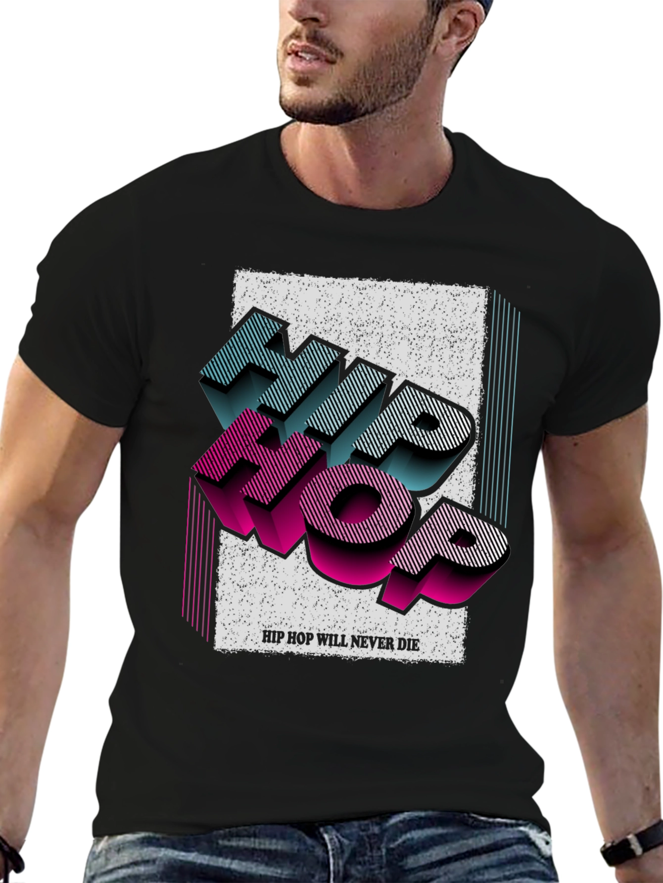 Retro Hip Hop T-Shirt - Never Die Style