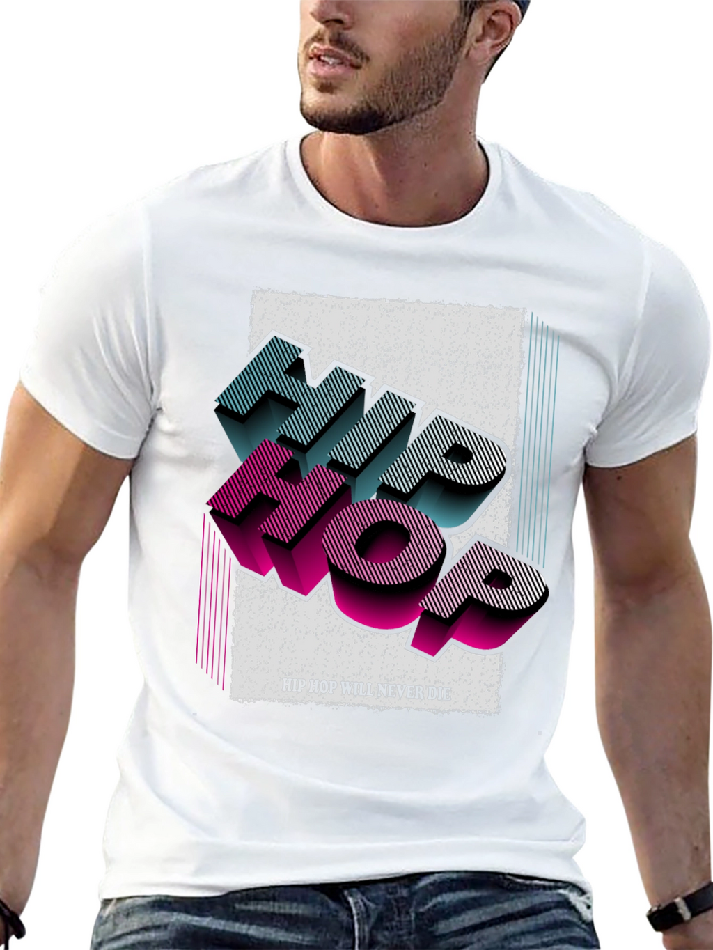 Retro Hip Hop T-Shirt - Never Die Style