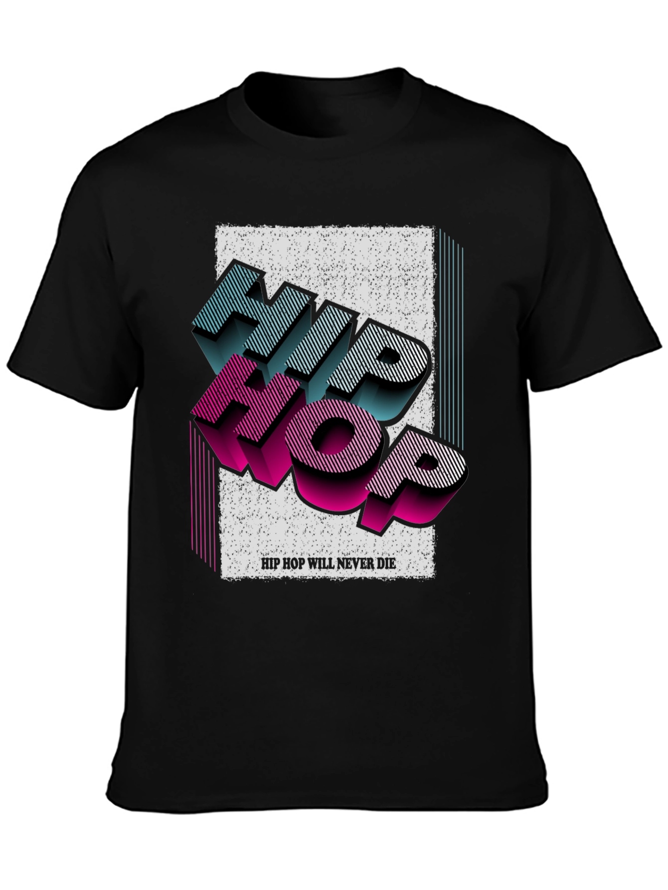 Retro Hip Hop T-Shirt - Never Die Style