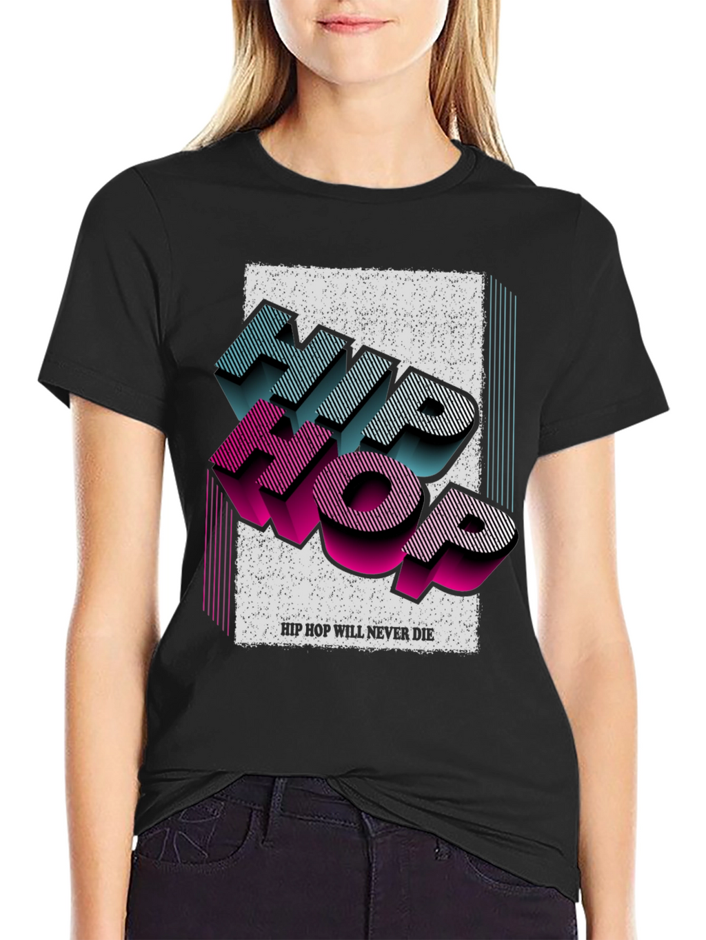 Retro Hip Hop T-Shirt - Never Die Style