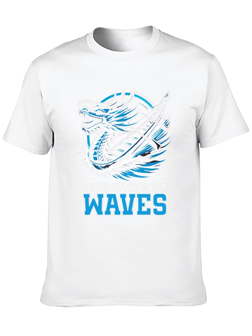 Dragon Boat Waves Graphic T-Shirt