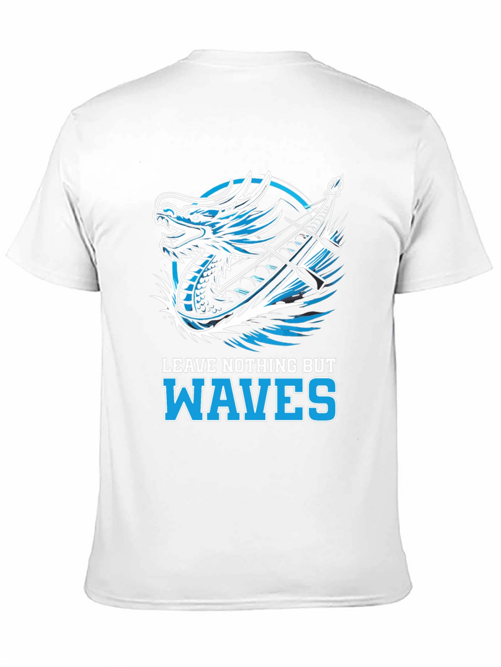 Dragon Boat Waves Graphic T-Shirt