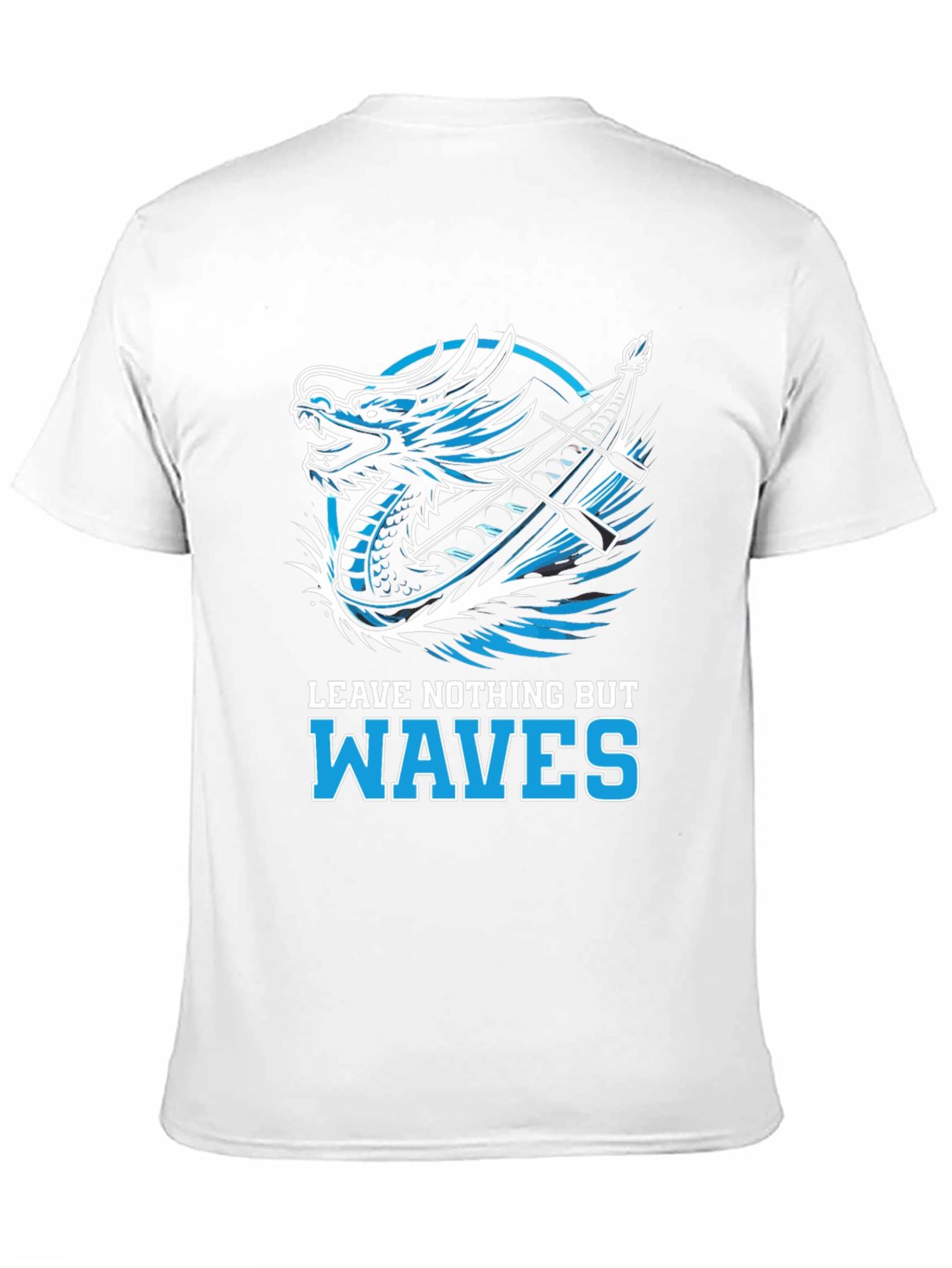 Dragon Boat Waves Graphic T-Shirt