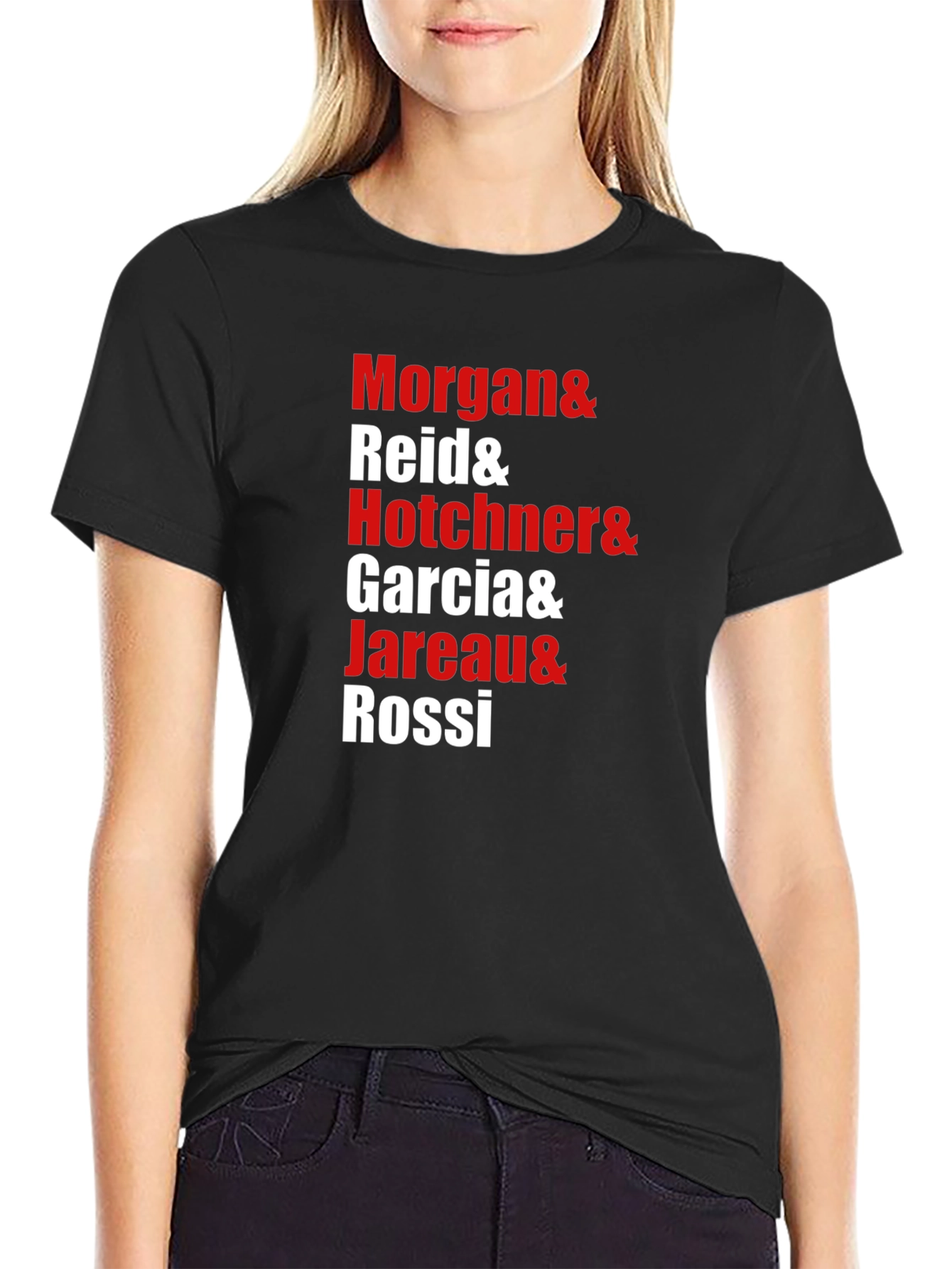 Criminal Minds T-Shirt - Morgan Reid Hotchner Garcia Jareau Rossi