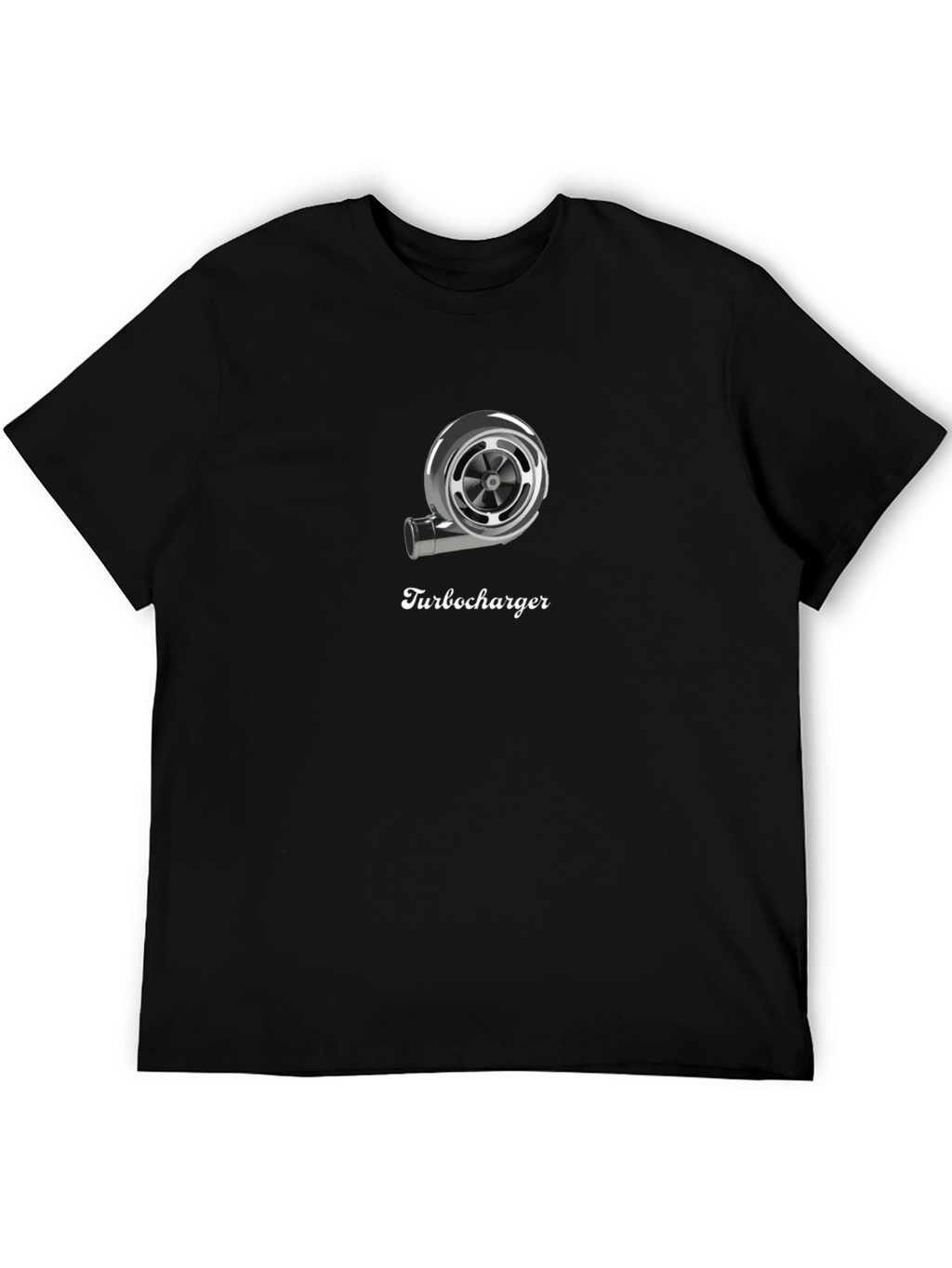 Turbocharger Graphic Black T-Shirt