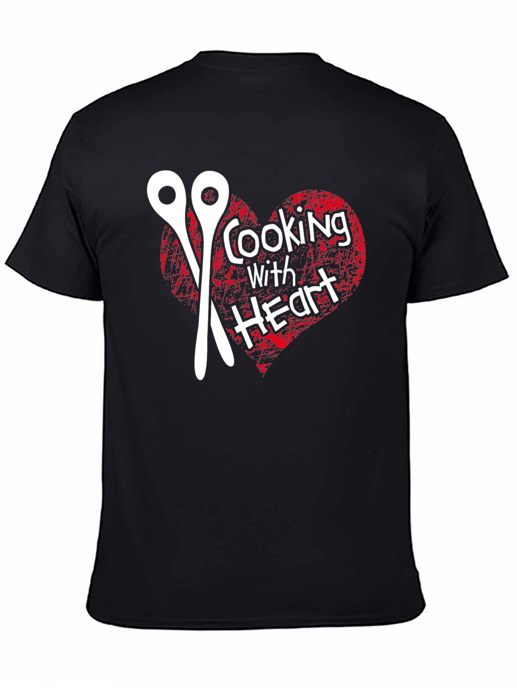 Cooking With Heart Graphic T-Shirt