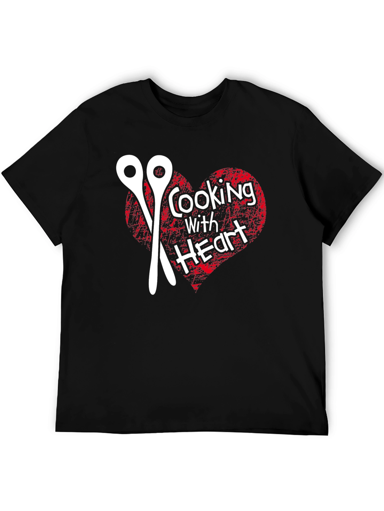 Cooking With Heart Graphic T-Shirt