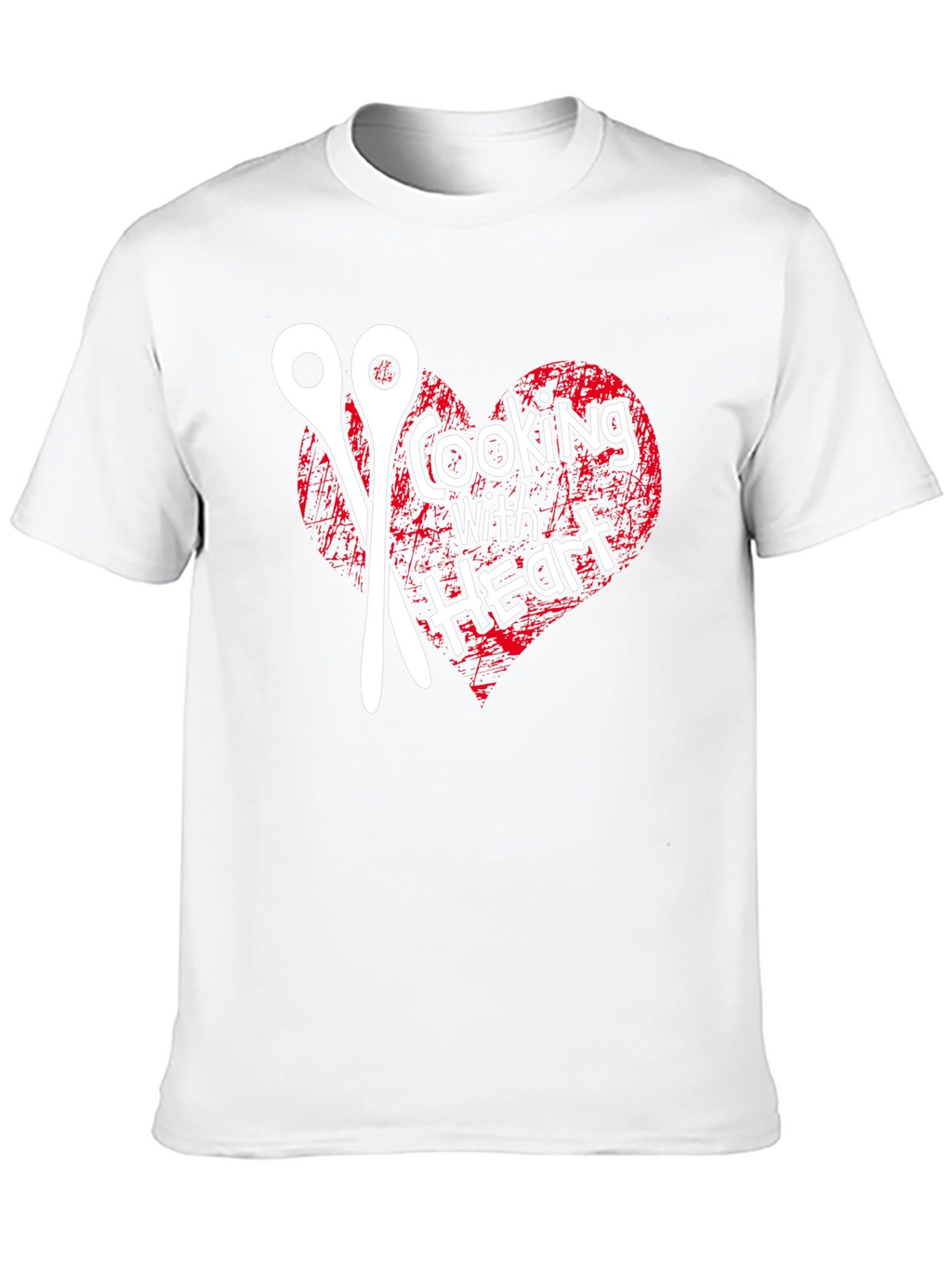 Cooking With Heart Graphic T-Shirt