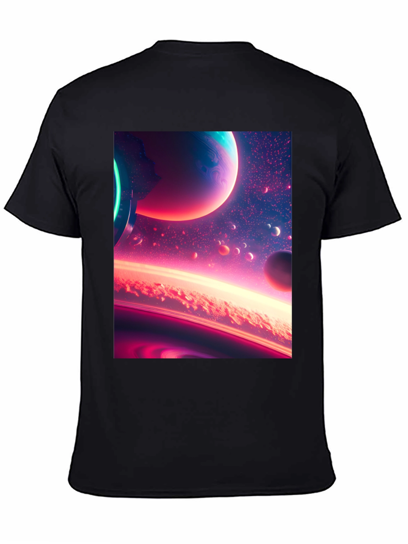 Space Dreams Black T-Shirt