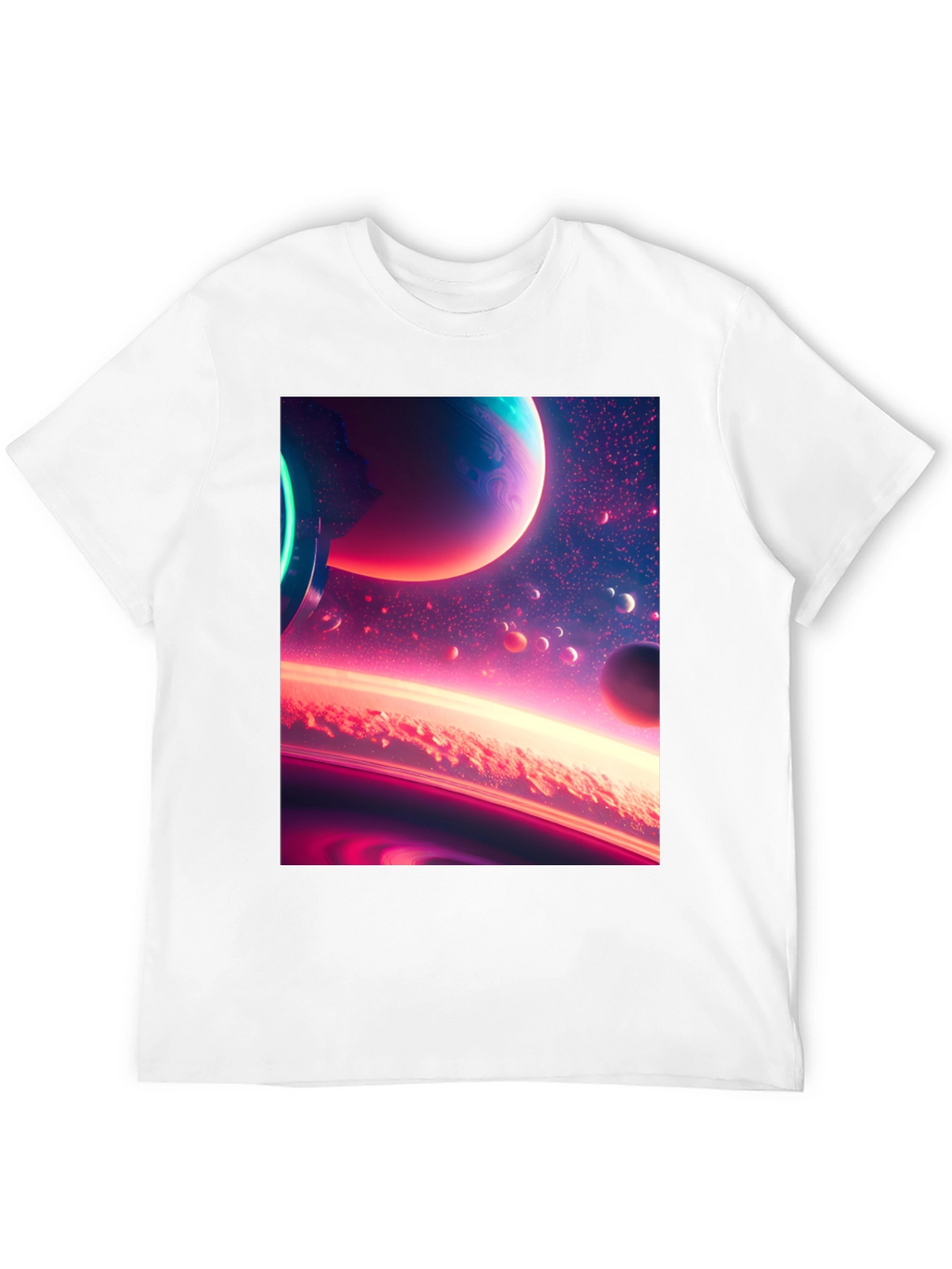 Space Dreams Black T-Shirt