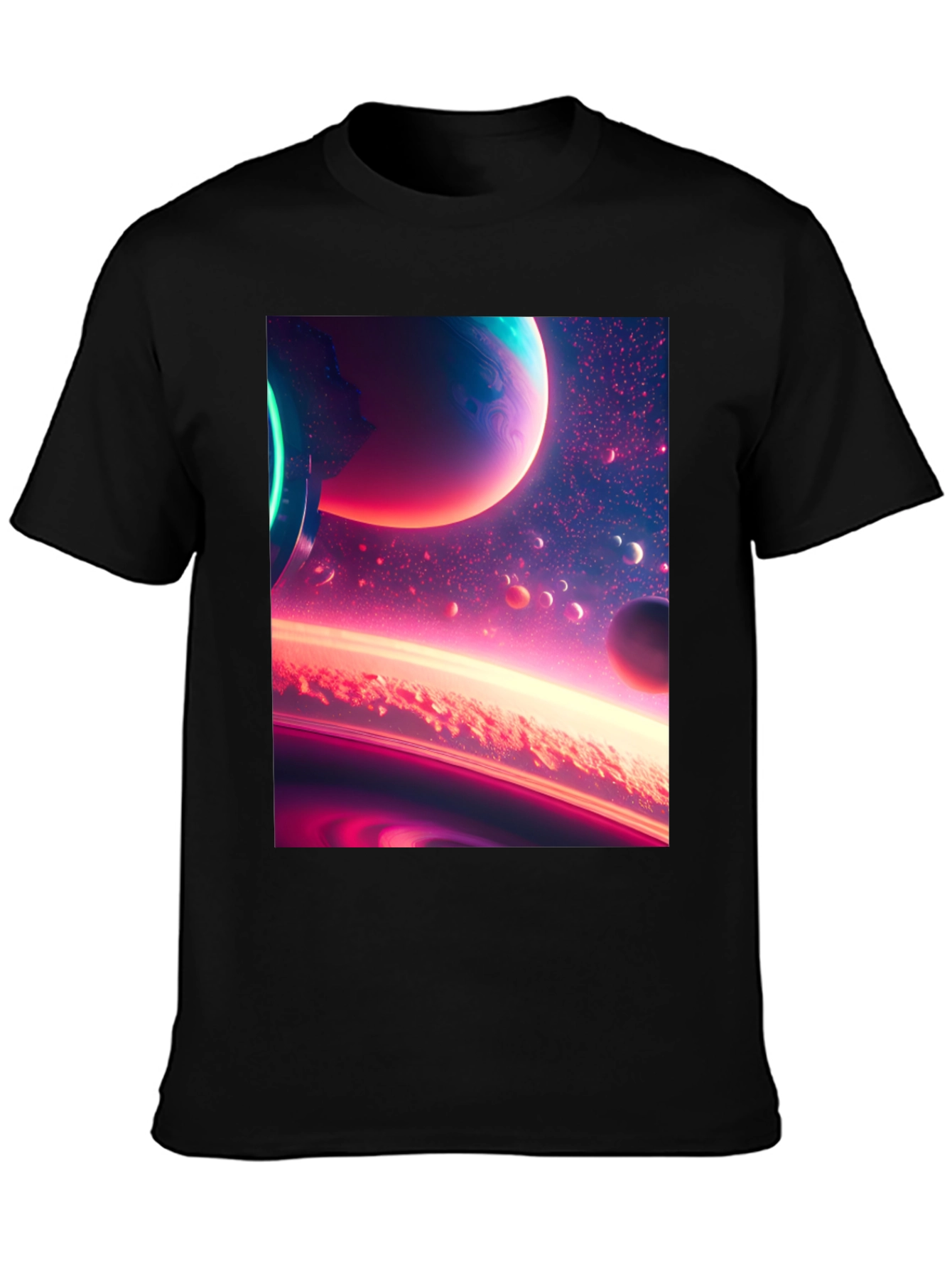 Space Dreams Black T-Shirt
