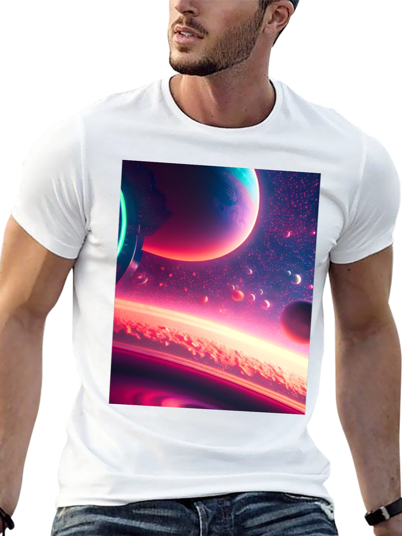 Space Dreams Black T-Shirt