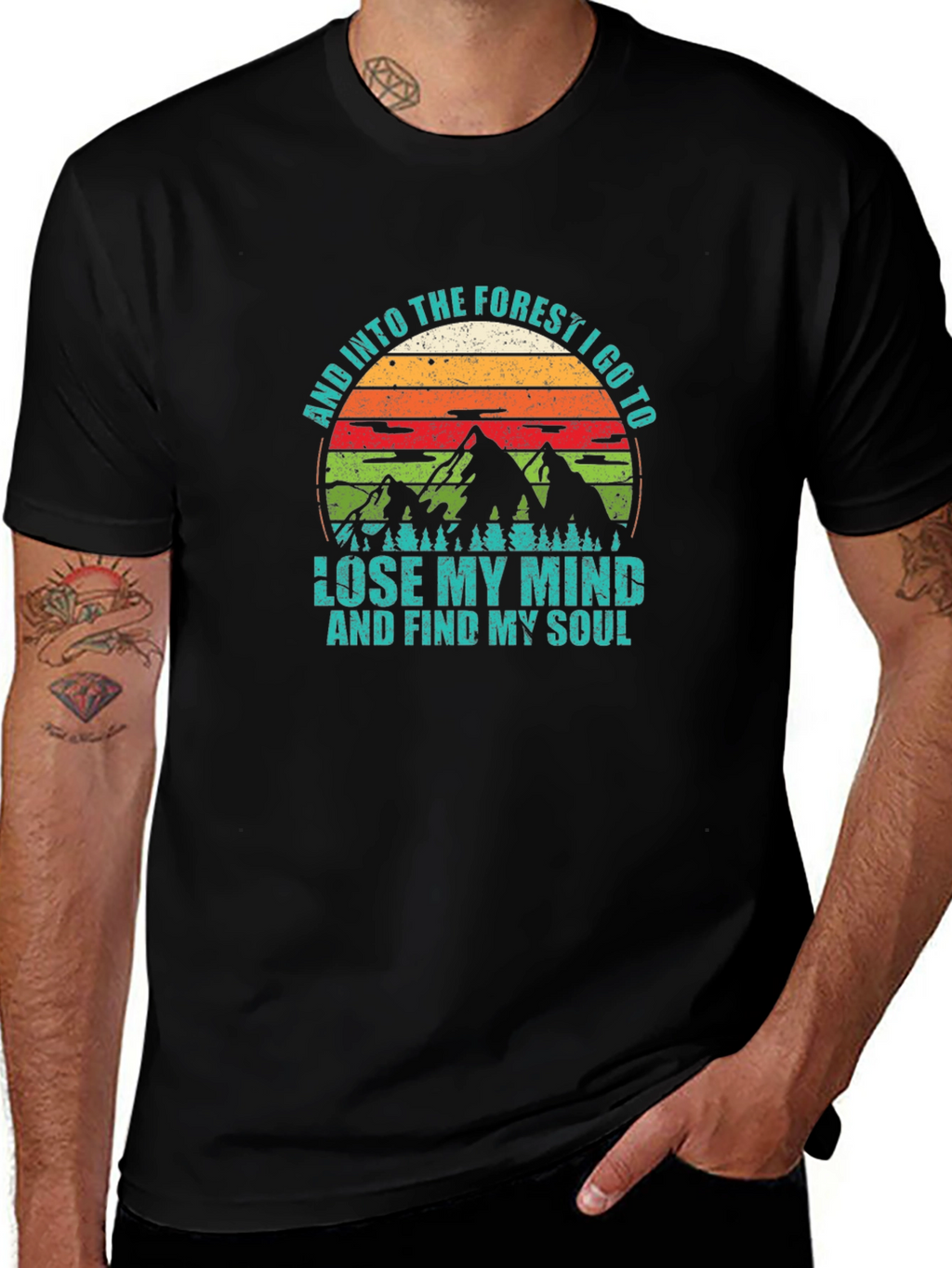 Forest Mind and Soul Graphic T-Shirt