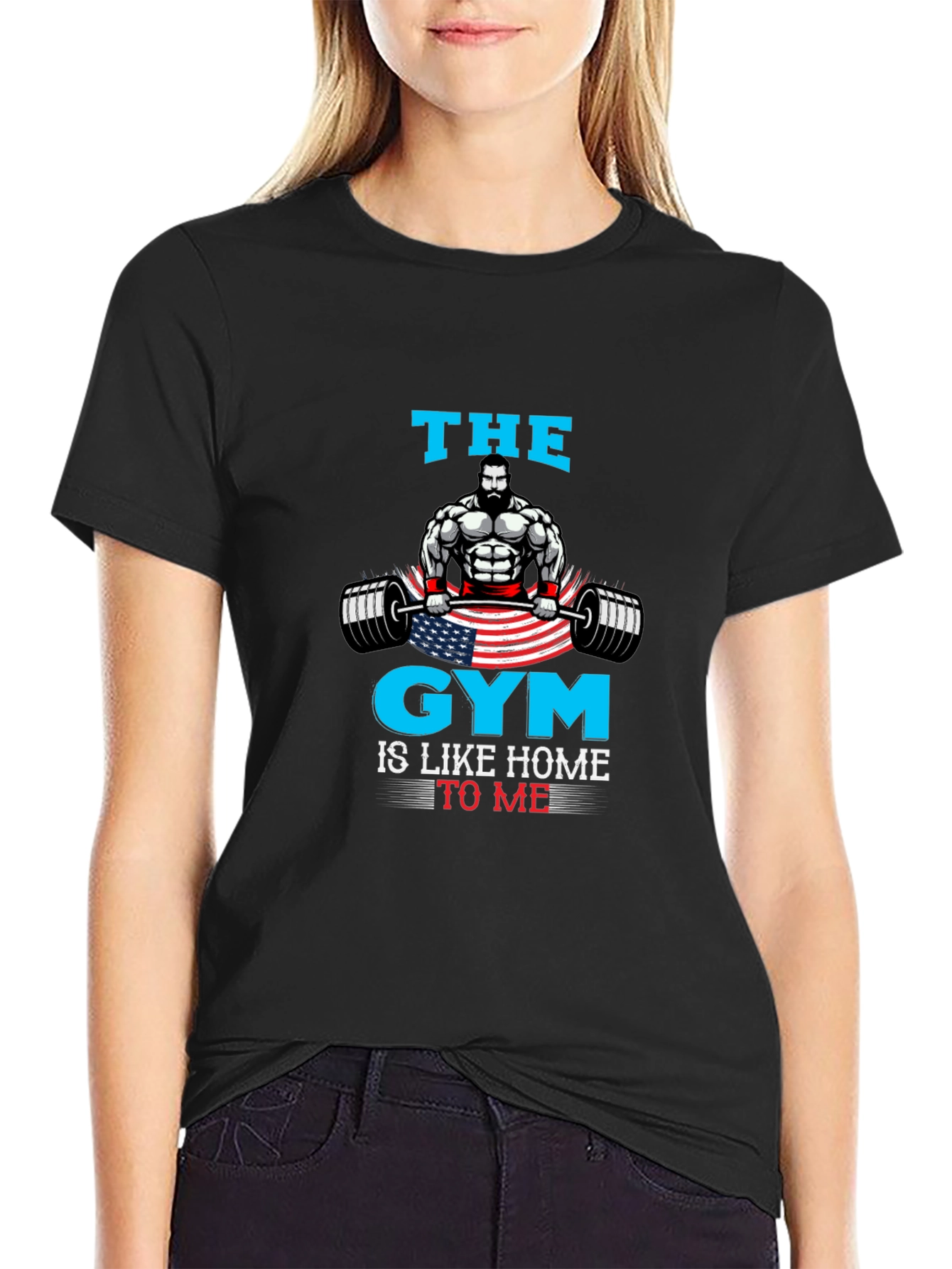 Gym Is Home Mens Graphic T-Shirt