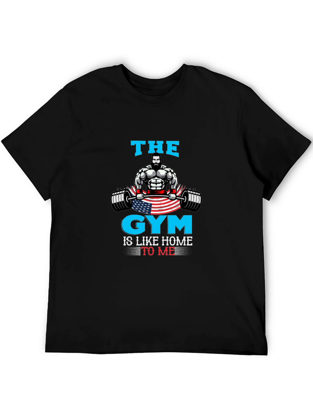 Gym Is Home Mens Graphic T-Shirt