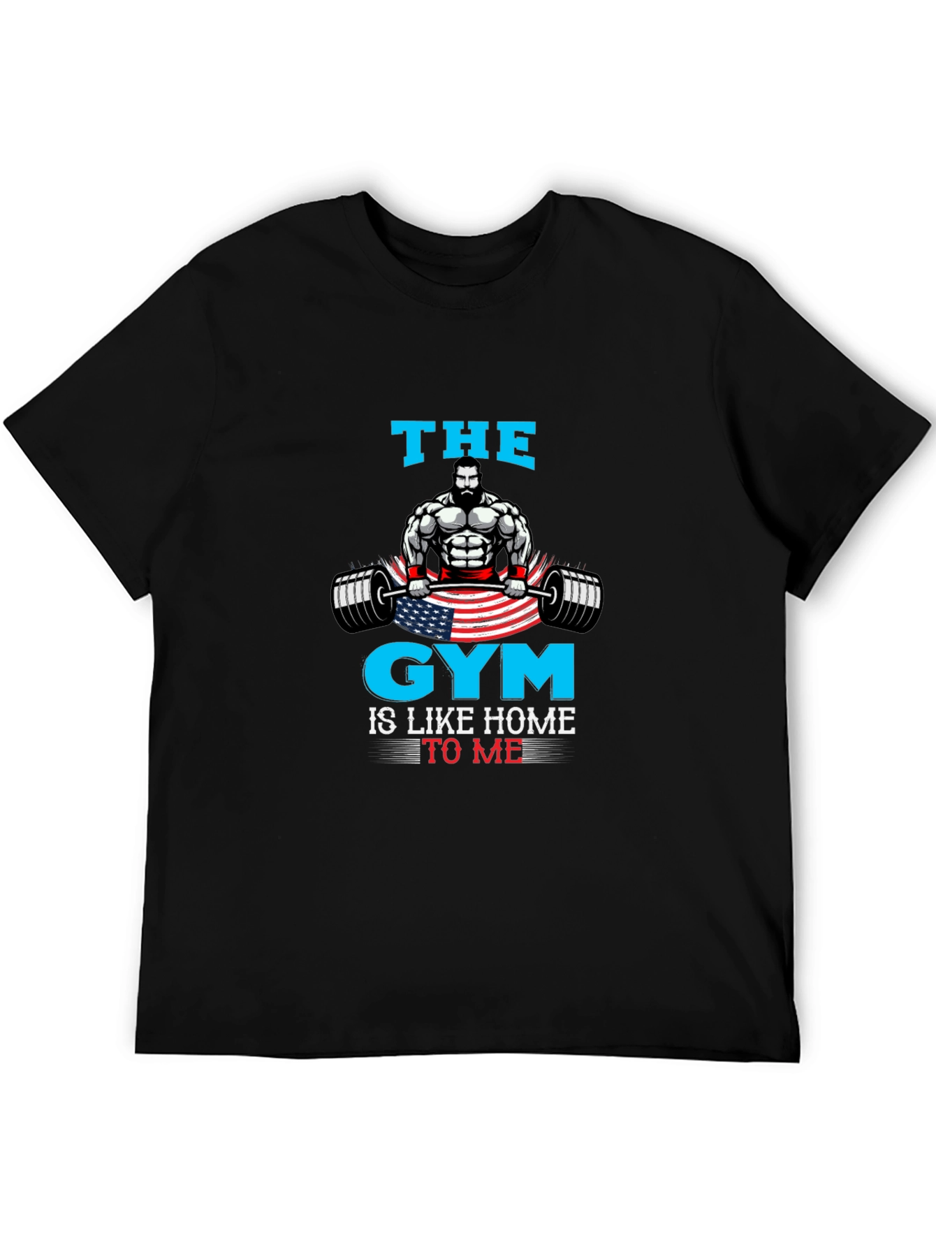 Gym Is Home Mens Graphic T-Shirt