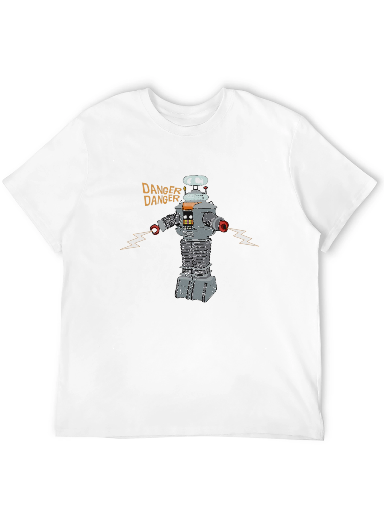 Danger Robot Graphic T-Shirt
