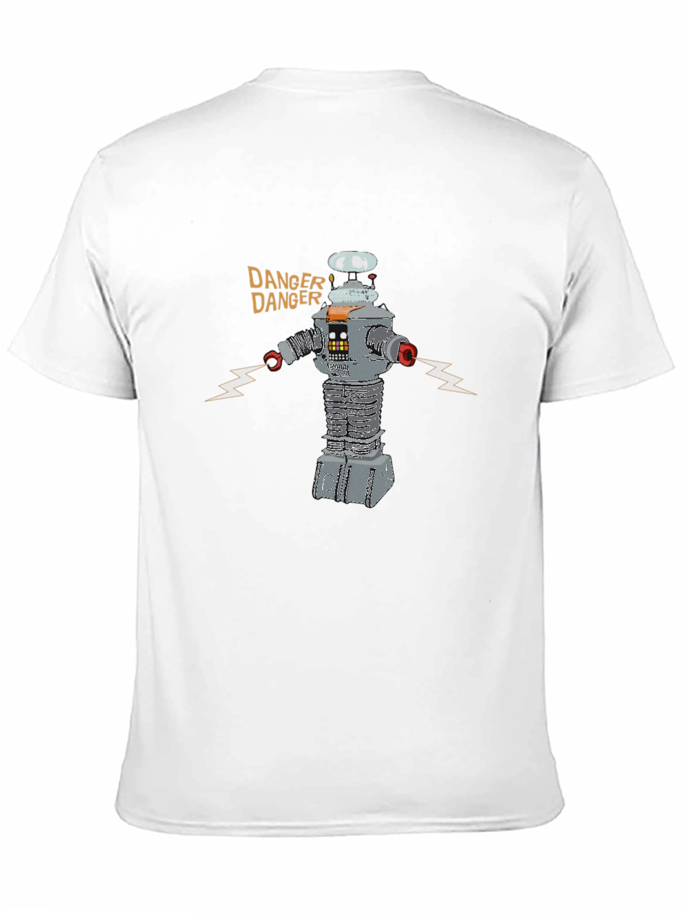 Danger Robot Graphic T-Shirt