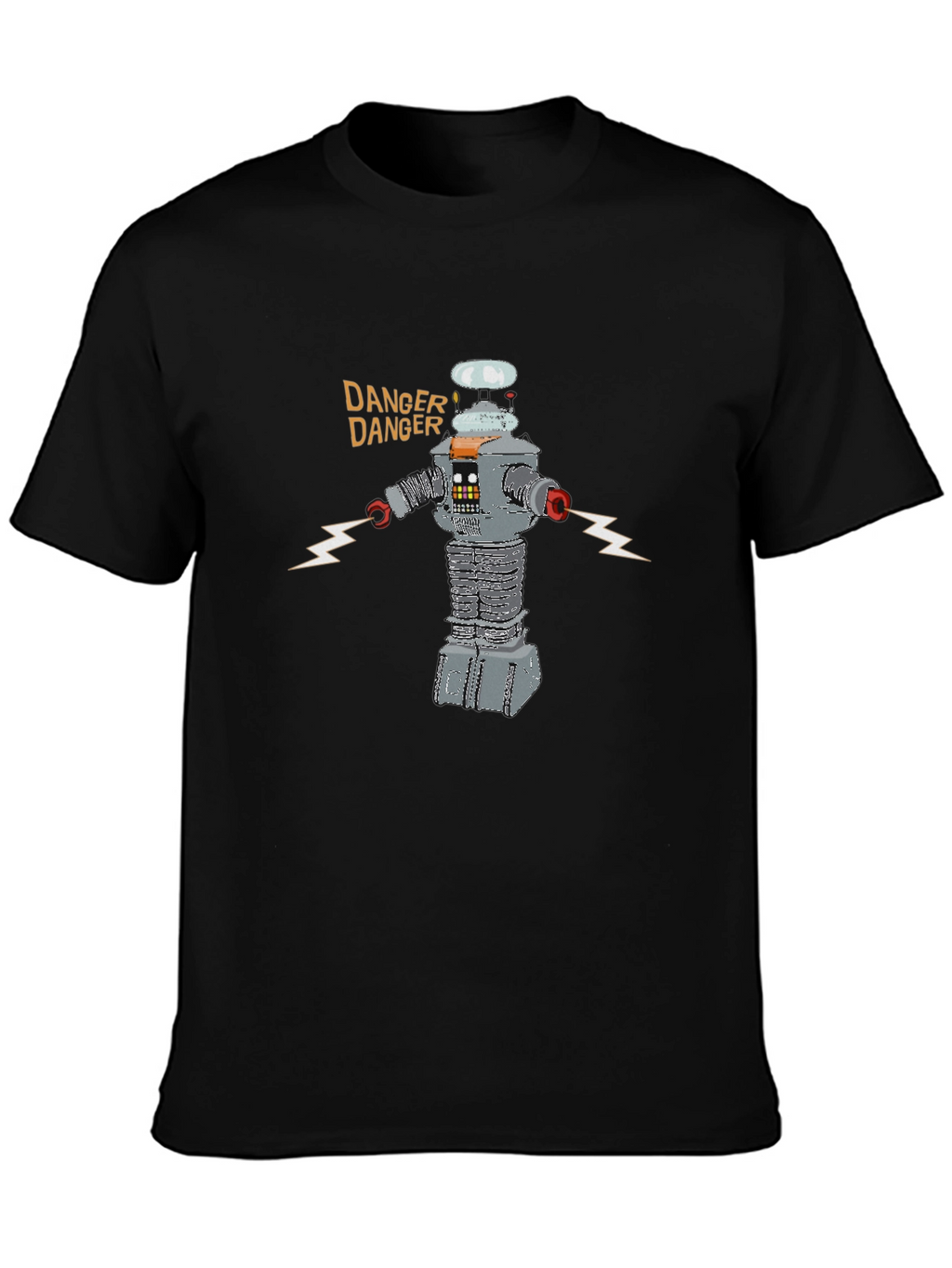 Danger Robot Graphic T-Shirt