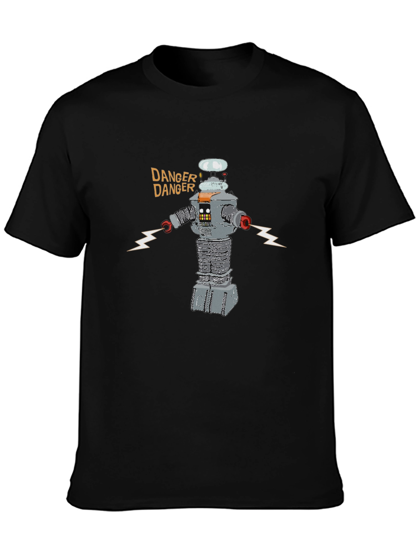 Danger Robot Graphic T-Shirt