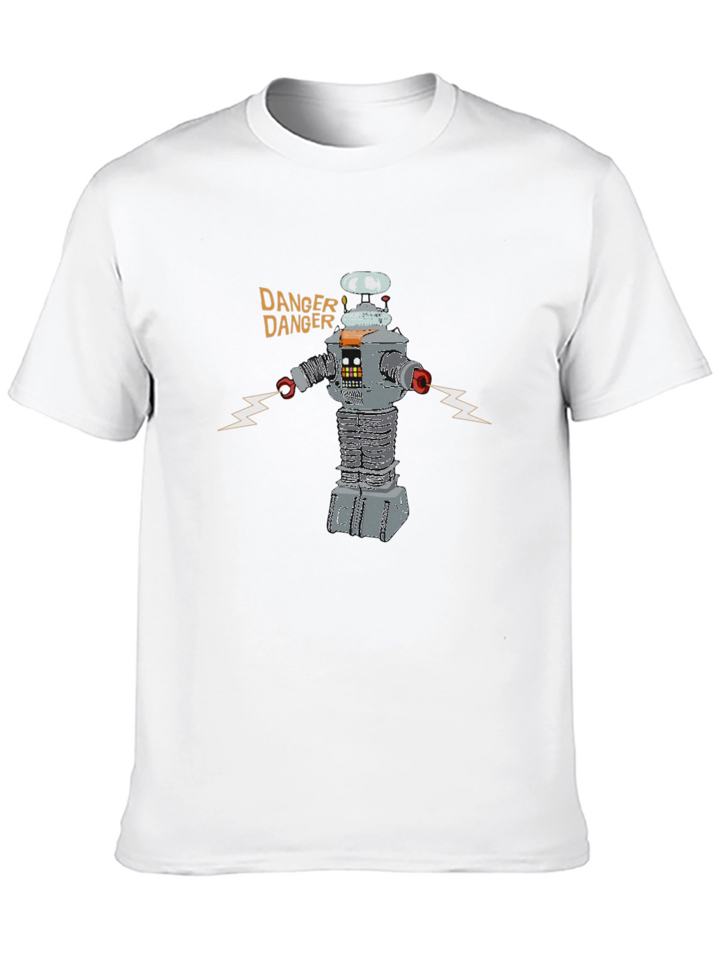 Danger Robot Graphic T-Shirt