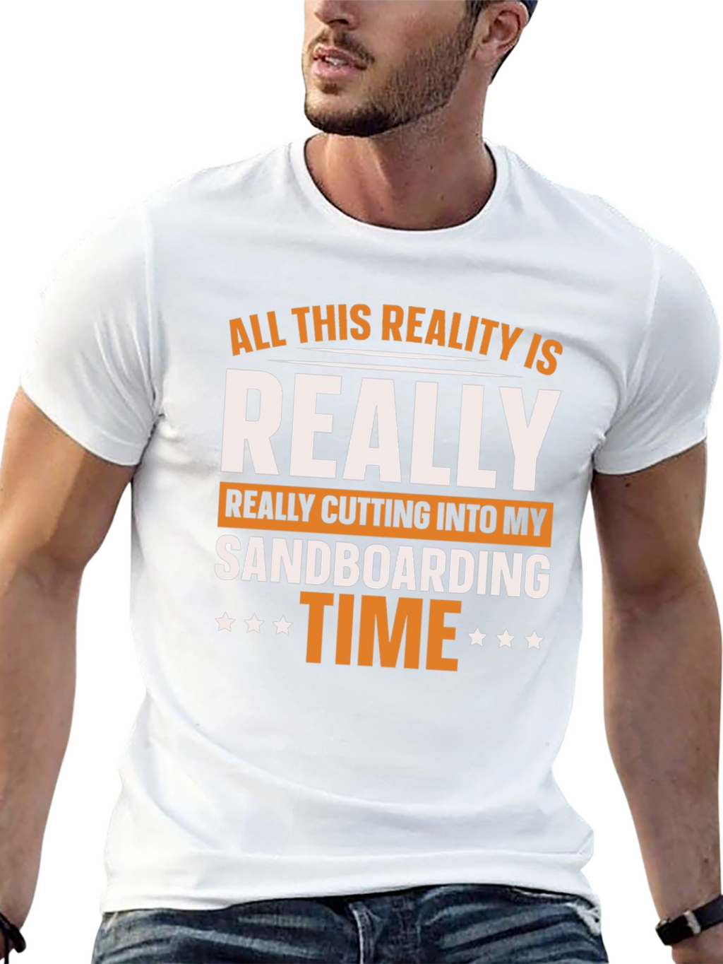 Sandboarding Time Graphic Tee