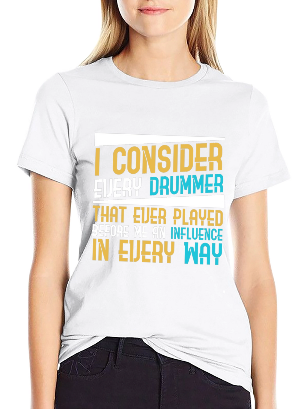 Drummer Influence Graphic T-Shirt