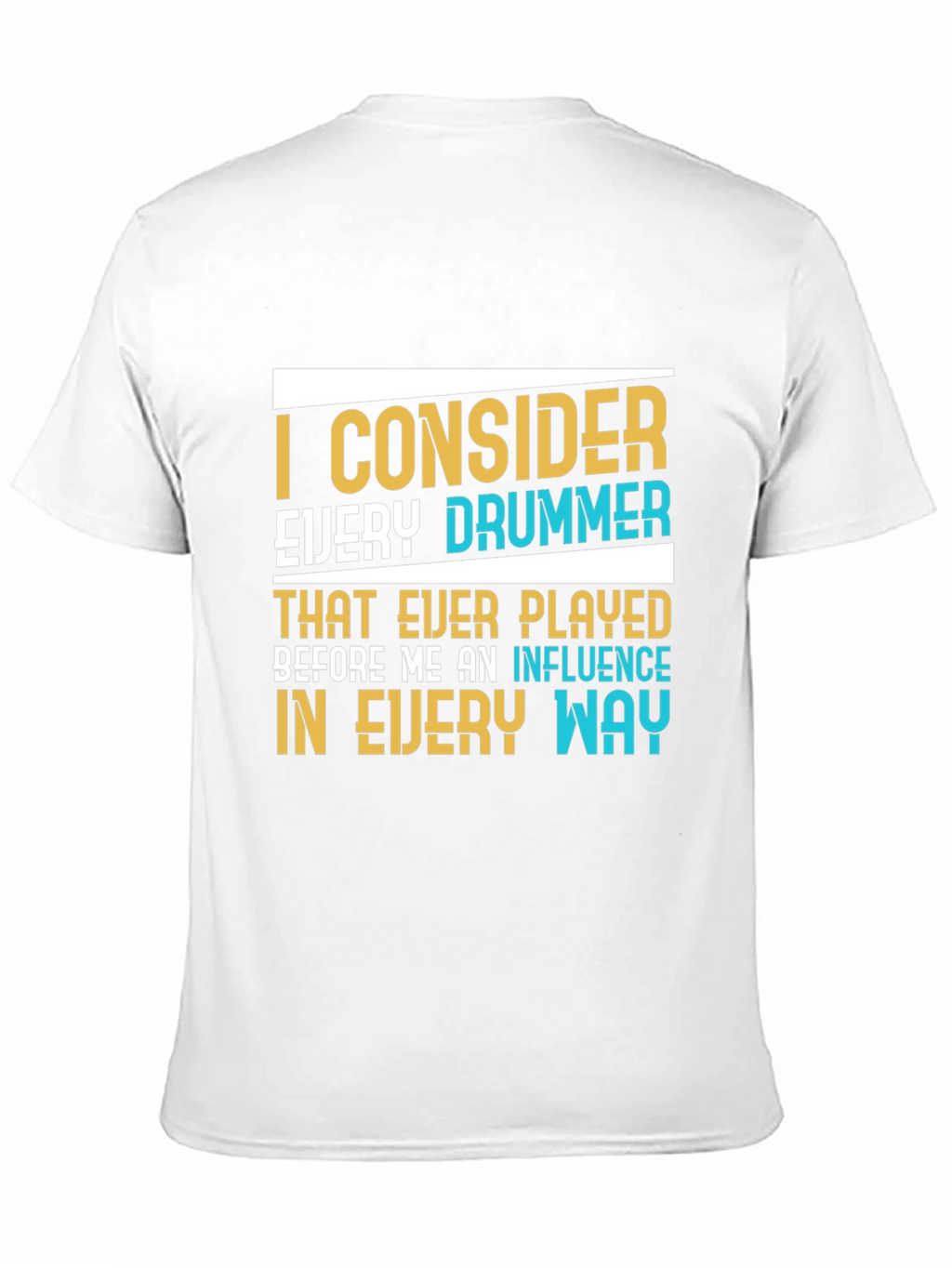 Drummer Influence Graphic T-Shirt