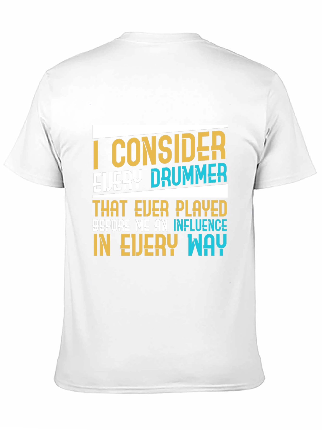Drummer Influence Graphic T-Shirt