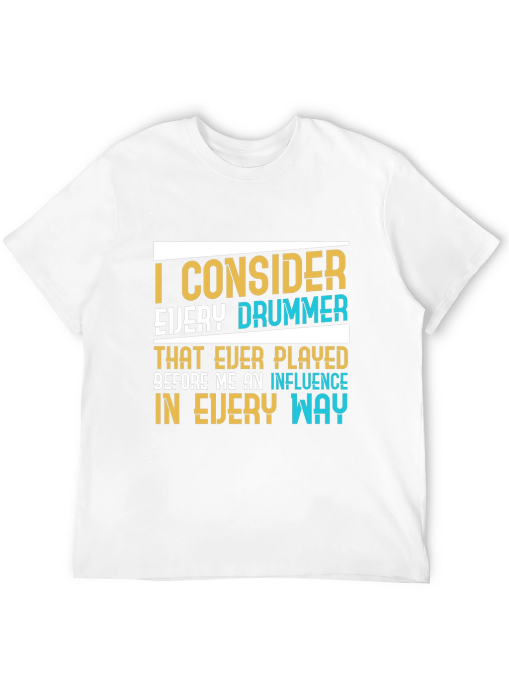 Drummer Influence Graphic T-Shirt
