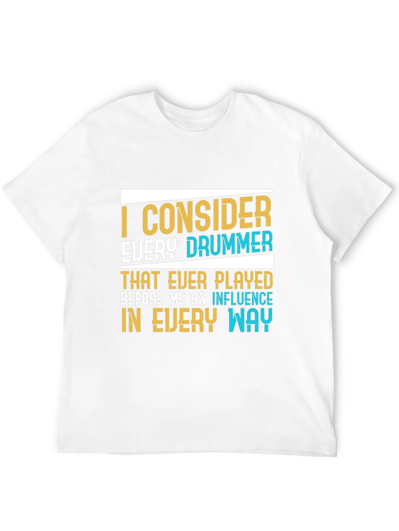 Drummer Influence Graphic T-Shirt