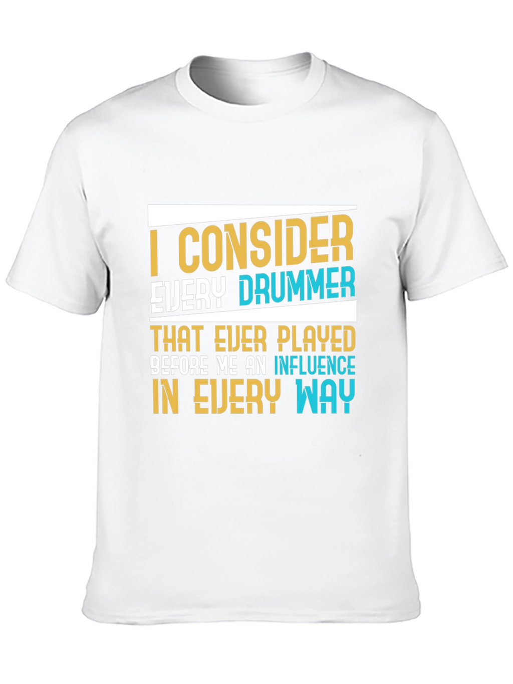 Drummer Influence Graphic T-Shirt