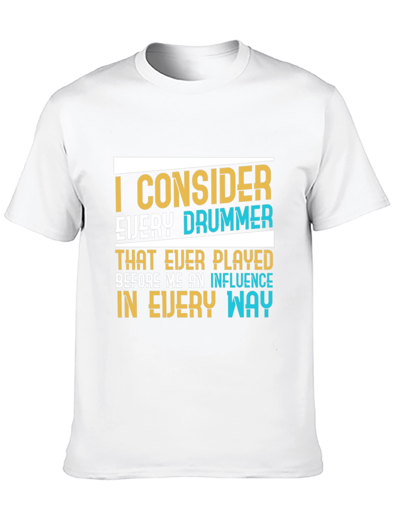 Drummer Influence Graphic T-Shirt